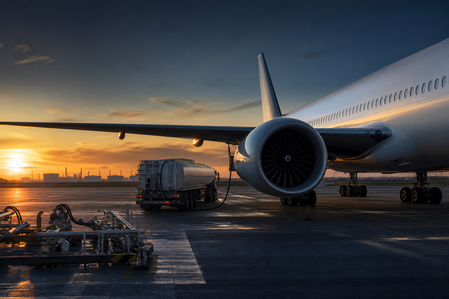 Aircraft fuel logistics